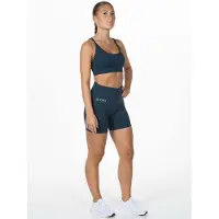 Divina Sportsbukser 'Prime' petroleum / hvid