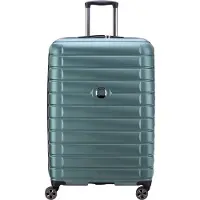 Delsey Shadow 5.0 kuffert, udvidbar 75 cm, grøn
