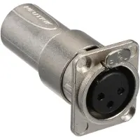 Neutrik NA3FDM 3-Pin Female XLR to 3-Pin Male XLR Panel-Mount Adaptor