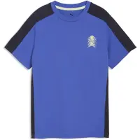 Puma Active Sports Graphic Tee Youth, Clothing, Royal Sapphire, 5-6Y