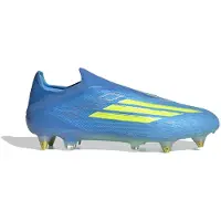 Adidas F50 Elite Laceless SG Ice Cold Precision - Blå/Gul/Lyseblå - Soft Ground (SG), størrelse 40