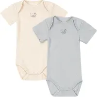 Fanga Fontana Bodyer k/æ - Bello - 2-pak - Buttercream/Pearl Blu - - 1½ år (86) - Body K/Æ