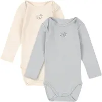 Fanga Fontana Bodyer l/æ - Bello - 2-pak - Buttercream/pearl Blu - - 68 - Body L/Æ