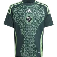 Adidas Udebanetrøje - Algeriet 2024 - Mineral Green - - 16 år (176) - Fodboldtrøje