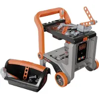 Smoby Black & Decker Bricolo Devil Arbejdsbænk - 3-i-1 - - OneSize - Værktøj