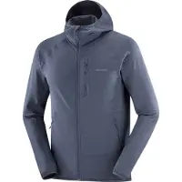 Salomon - Fleece - Sntial Lightwarm Hd M Blue Nights til Unisex - Størrelse M - Blå