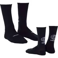 Circle - Trail running tøj - Speedy High Planet 2.0 Socks Onyx Black til Unisex - Størrelse 39-42 - Sort