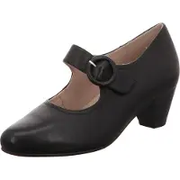 Caprice Pumps, black, made of Leather with Block heel, Size 42