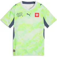 Puma Switzerland 2026 Away Jersey Youth, Football, Sea Glass/Dark Indigo, 5-6Y