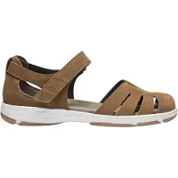 New Feet lukket damesandal - Brun