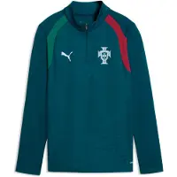 Puma Portugal Training Quarter-Zip Top Youth, Football, Ocean Tropic/Silver Mist, 15-16Y