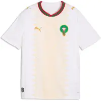 Puma Morocco 2026 Away Jersey Youth, Football, White/Victory Gold, 5-6Y