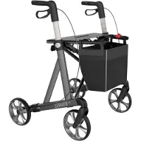 Rehasense Server HD rollator - Bred model - Udendørs rollator