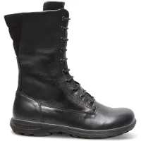 New Feet lang damestøvle - Sort