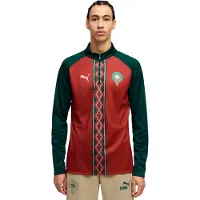 Puma Morocco Warmup Quarter-Zip Top Men, Football, Dark Crimson/Dark Myrtle, M