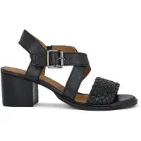 Green Comfort damesandal med hæl - Sort