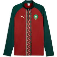 Puma Morocco Warmup Quarter-Zip Top Men, Football, Dark Crimson/Dark Myrtle, XS