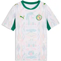 Puma Senegal 2026 Home Jersey Youth, Performance, White/Wild Green, 15-16Y