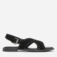 CPH Comfort Dame Kruis Klinknagels Sandaler Sort