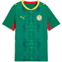 Puma Senegal 2026 Away Jersey Youth, Performance, Wild Green/Red, 15-16Y