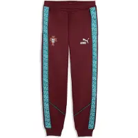 Puma Portugal KING Anthem Pants Youth, Football, Ruby Shimmer/Sea Glass, 11-12Y