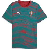 Puma Portugal ftblCulture Printed Tee Men, Football, Club Red/Green Lagoon, XS