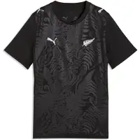 Puma New Zealand 2026 Home Jersey Youth, Football, Black/Silver, 13-14Y