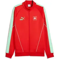 Puma Switzerland KING Anthem Jacket Men, Football, Red/Green Glimmer, XXL