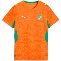 Puma Côte d'Ivoire 2026 Home Jersey Women, Performance, Rickie Orange/Sport Green, XS