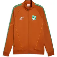 Puma Côte d'Ivoire KING Anthem Jacket Men, Performance, Warm Chestnut/White, L