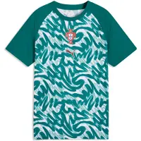Puma Portugal 25/26 Før Kampen Junior T-shirt Med Korte ærmer
