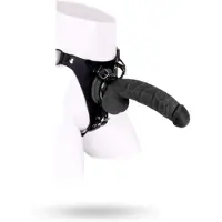 Vuxen COX Strap-On + Dildo Black 22cm