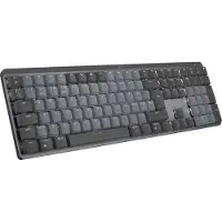 Logitech | MX Keys Mechanical - Tastatur - bagbelyst - Bluetooth, 2.4 GHz - Pan Nordic - tastkontakt: GL Linear - Grafit