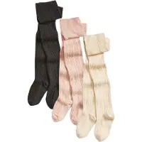 Next Strømpebukser beige / lys pink / sort
