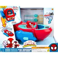 Spidey and his Amazing Friends Båd m. Lyd - Transforming Web-Wave Cruiser - - OneSize - Bil