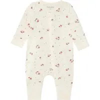 Minymo Heldragt - Viskose - Peach Whip m. Blomster - - 68 - Heldragt
