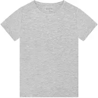 Minymo T-shirt - Viskose - Grey Melange - - 9 år (134) - T-Shirt