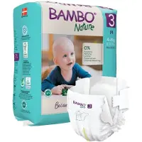 Bambo Nature Børneble, tapeble, miljømærket, , 3 - (6 stk.)