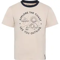 Didriksons Mynta, t-shirt, junior, beige