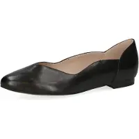 Caprice Pumps, black, made of Leather with Block heel, Size 39