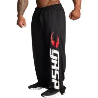 Gasp Original Mesh Pants Long, Black/Red
