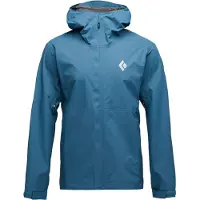 Black Diamond - Vandretøj - M Strataline Stretch Shell Midnight Blue til UnisexNylon - Størrelse S - Blå