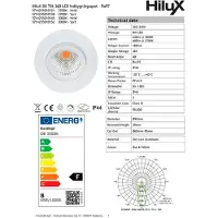 HiluX D8 Tilt360 - Full Spectrum LED Recessed Spot - Ra97 - 2700K - White
