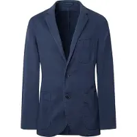 Hackett London Hackett Londontil mænd. HM443065 Jakke Gmd Soft Str Twill Cc marine (42/32), Casual, Lyocell, Blå