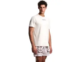 Emporio Armani Emporio Armanitil mænd. EM000574_AF20435 Beige T-shirt (S), Casual, Bomuld, Korte ærmer