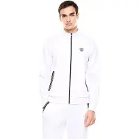 Emporio Armani EA7til mænd. 8NPM19_PJ4EZ Train Premium Shield Sweatshirt hvid (M), Casual, Sport, Polyester, Lange ærmer
