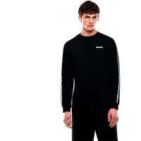 EA7 EA7til mænd. 7M001478_AF12660 Sweatshirt med logo, sort (3XL), Casual, Sport, Bomuld, Lange ærmer