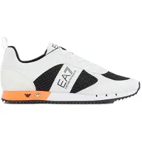 EA7 EA7unisex. 7X000334_AF18610 Træningssko sort og hvid Snørebånd hvid, sort (37 1/3), Fast, Blonder, Casual