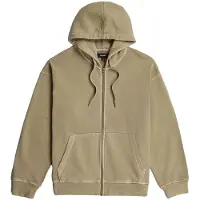 G-Star Washed Hoodie Zip Sweater - Beige - Men