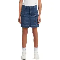 G-Star Girls Cargo Mini Skirt - Medium blue - girls